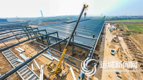 建设中的山西合丰新材料有限公司年产6万吨高档耐火材料项目